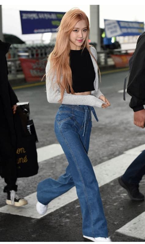 18:59 blue rose 's flower language is a dream that can not be done, but it has a meaning of hope, a miracle recently. Blue Wide Jeans | Rose - BlackPink | K-Fashion at ...