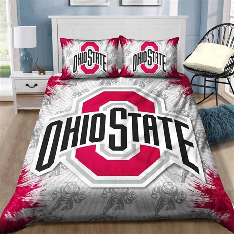 Ohio State Buckeyes Bedding Set Sleepy Oof Xjwzl Betiti Store