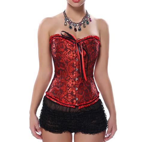 Steampunk Victorian Corset Lingerie Bustier Overbust Steampunk Boss