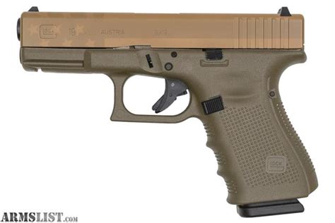 Armslist For Sale Glock 19 Gen 4 In With Od Green Frame And Fde