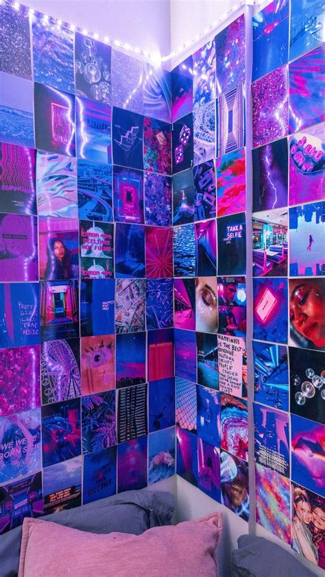 Euphoria Aesthetic Wall Collage Kit Purple Room Decor Collage Kit Wall Decor Aesthetic Room