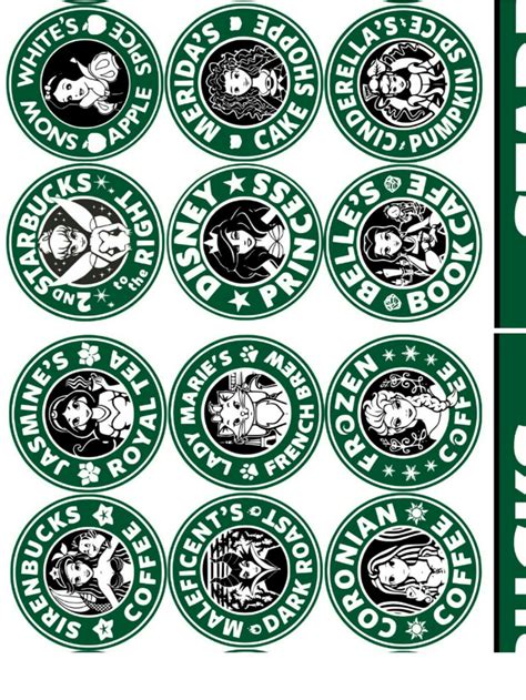 Starbucks Logo Cut Out Printable