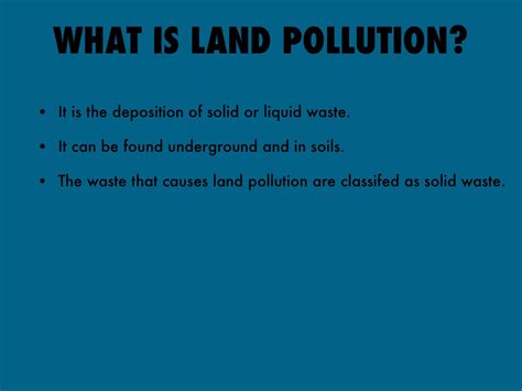Land Pollution By Janelle Down