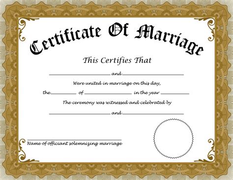 Original Ghana Marriage Certificate Image Certify Letter