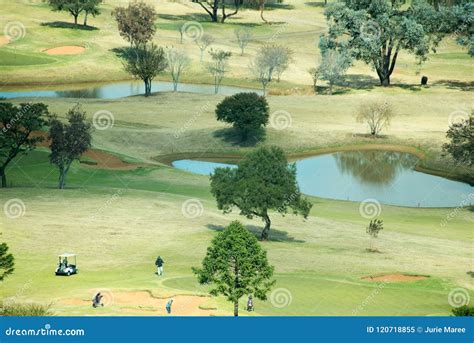 A Landscape Image Of A Golf Course Editorial Image Image Of Lawn