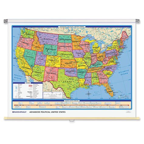 Usworld Primary Wall Map Combo Map Shop Classroom Maps Images Images