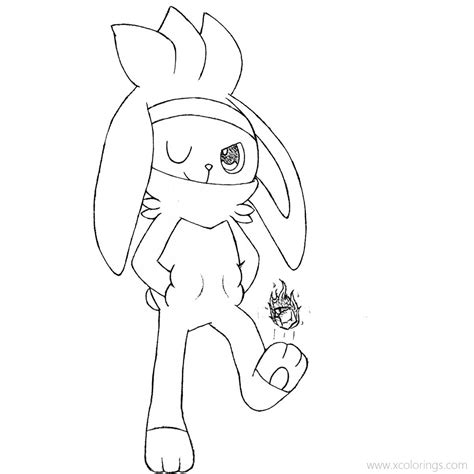 Zeraora Pokemon Coloring Page Coloring Pages