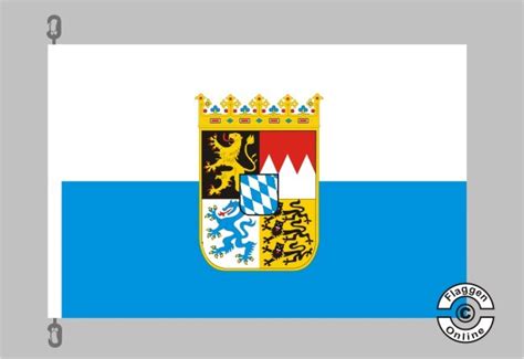 In welchem bundesland liegt die stadt münchen? Bayern mit Wappen Flagge Hissflaggen Premium Deutsche ...