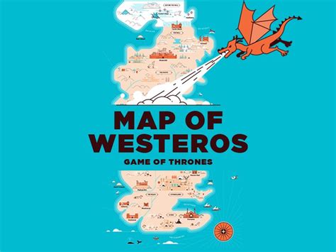 Map Of Westeros City Maps Illustration Illustrated Map Westeros Map