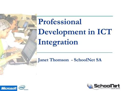 Ppt Professional Development In Ict Integration Janet Thomson