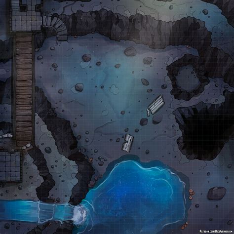 Large Cave Dice Grimorium On Patreon Dungeon Maps Dnd World Map