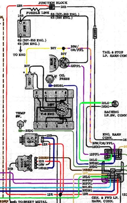 1968 Nova Wiring Diagram Schematic