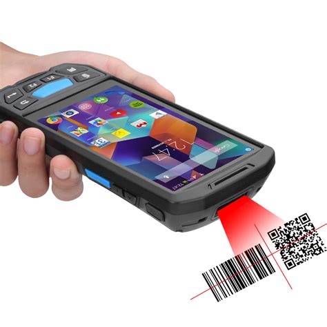 Portable Industrial Android Pda Rfid Reader Barcode Scanner With