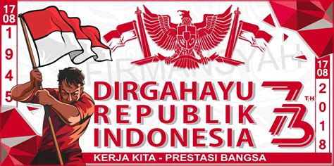 Desain Spanduk Hut Ri Ke Tahun Indonesia IMAGESEE