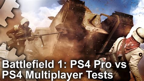 Battlefield 1 Multiplayer Ps4 Pro Vs Ps4 Gameplay Stress Tests Youtube