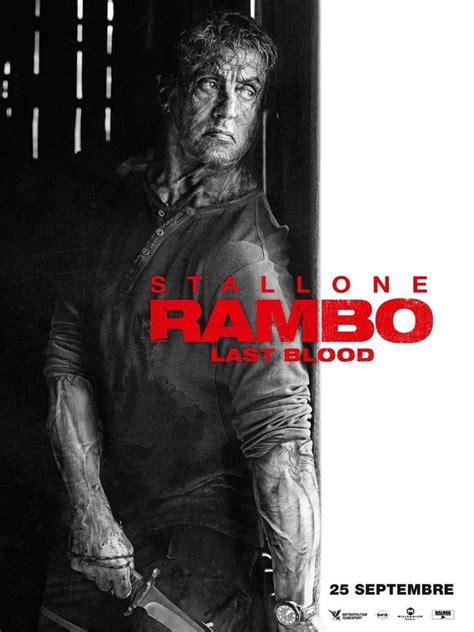 New Poster For Rambo Last Blood Featuring Sylvester Stallone