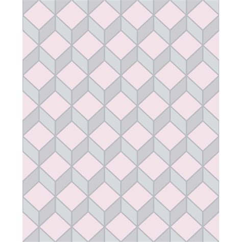 Superfresco Easy 56 Sq Ft Pink Non Woven Textured Geometric Unpasted