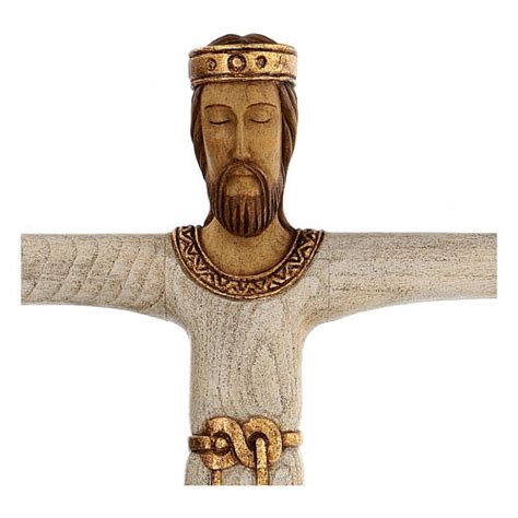 Christ Priest And King Wooden Crucifix Monastery Of Bethleem France