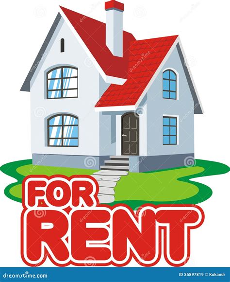 House For Rent Royalty Free Stock Images - Image: 35897819