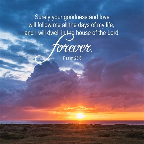 Psalm‬ ‭236‬ ‭niv‬‬ Surely Goodness And Mercy Psalms Bible Apps