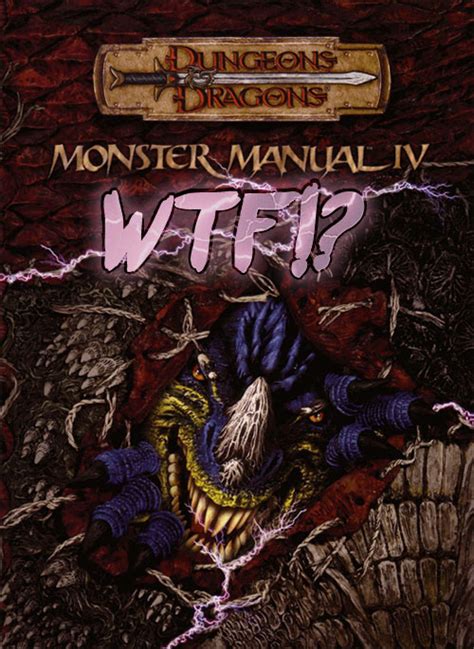 3rd Edition Dungeons And Dragons Monster Manual Iv