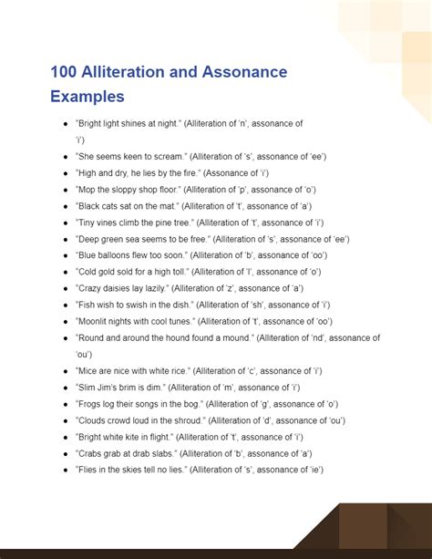 Alliteration And Assonance 100 Examples How To Write Tips