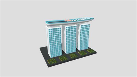 Marina Bay Sands Download Free 3d Model By Karinkakravchenko 4a39473
