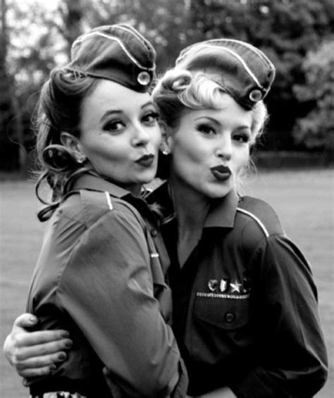 I Love The 1940 S Style 1940s Military Ladies The Original Duck Face