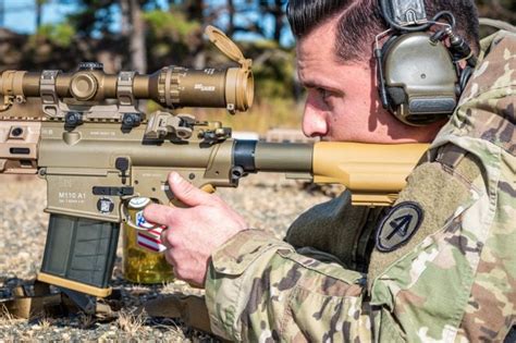 Potd Heckler And Koch M110a1 Squad Designated Marksman Rifle The