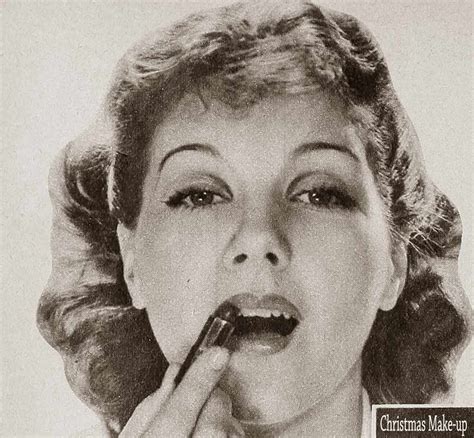 1934 Christmas Makeup Tricks By Max Factor Glamour Daze
