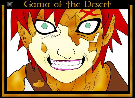 Gaara Of The Desert By Jester Mx On Deviantart