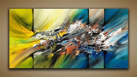 What are the steps involved in writing an abstract? Abstract Painting / DEMO 57 / Abstract Art / How to Paint ...
