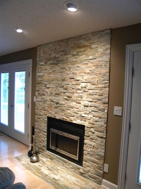 Diy Faux Stone Fireplace Surround Diy Faux Fireplace For Under 600