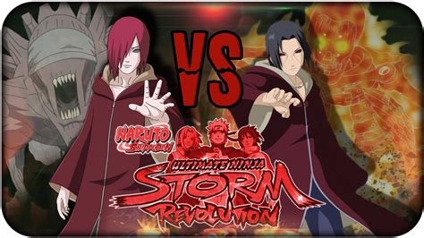 Naruto Storm Revolution Nagato Vs Itachi Rinnegan Contra Sharingan