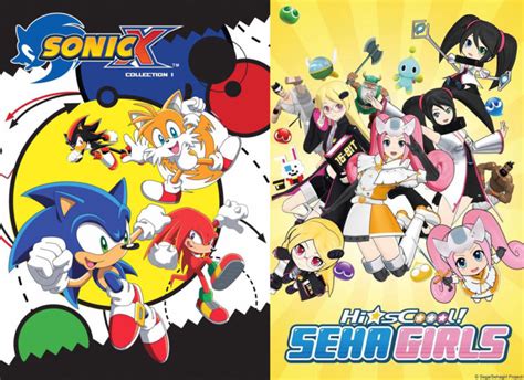 Updates On North American Sonic X Dvd And Sega Hard Girls Dvd And Blu