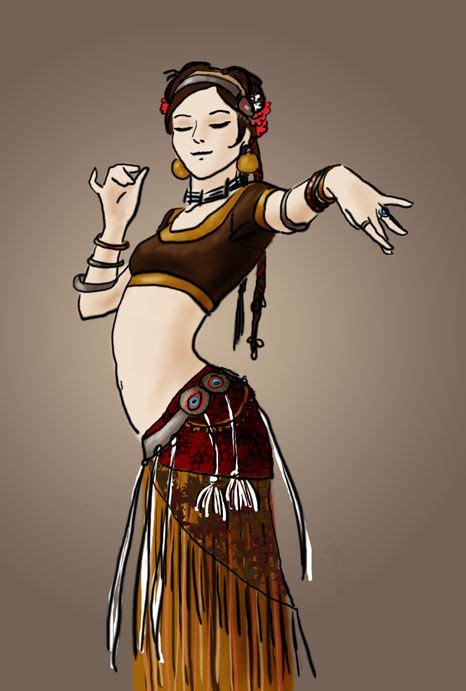 Tribal Belly Dancer Art By Fairlen Deviantart On Deviantart