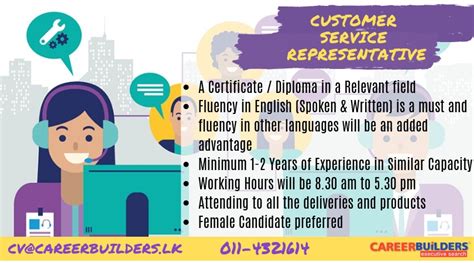 Take a good look at the right customer service resume example. Customer Service Representative job vacancy at Career ...