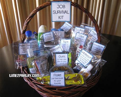 Job Survival Kit Some Of These Ideas Are Cute