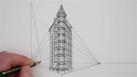 How To Draw In 2 Point Perspective Buildings San Fran