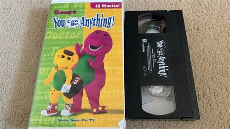 Opening To Barney You Can Be Anything 2002 Vhs Youtube