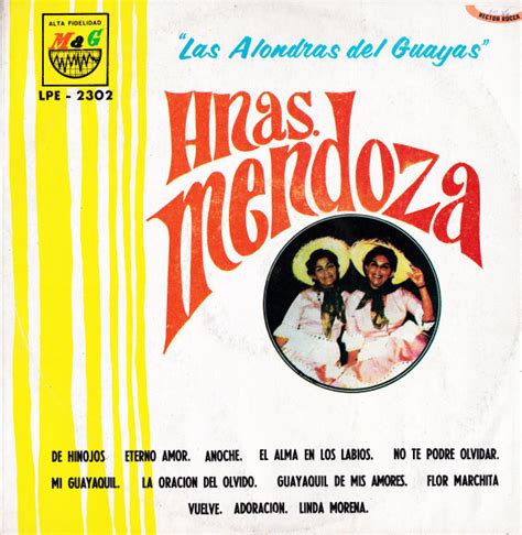 Hnas Mendoza Las Alondras Del Guayas Vinyl Discogs