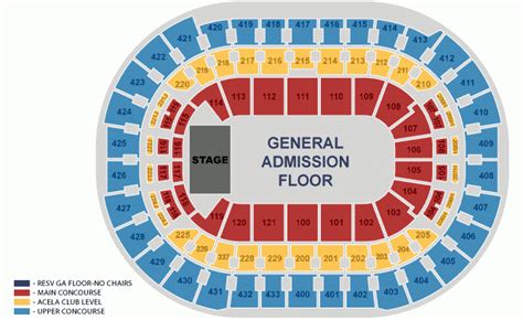 Verizon Center Interactive Seating Chart Center Seating Chart