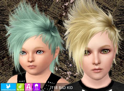 My Sims 3 Blog Newsea Bad Kid Hair For Males And Females Kids