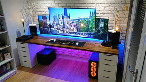 Quality surround sound absorbs you into the game as well as creates a thrilling gaming environment. Amazing gaming desk 70 inch only on homesable.com | Room ...