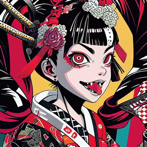 Geisha Punk 19 Vampire Vixen Edition Geisha Punks Opensea