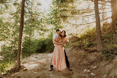 Summer Mountain Engagements Lisa Randy