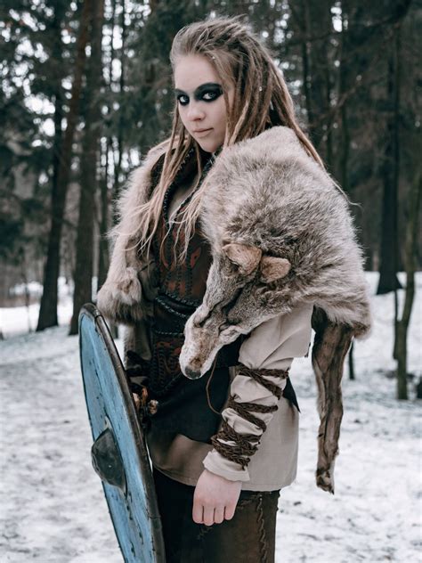 Porunn Costume Viking Women Body Armor Larp