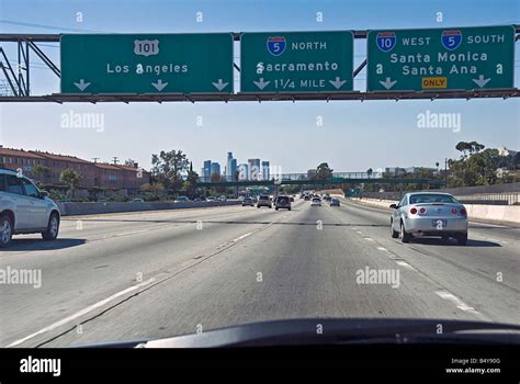 10 Freeway I 10 Los Angeles Ca California Highway Signs Traffic