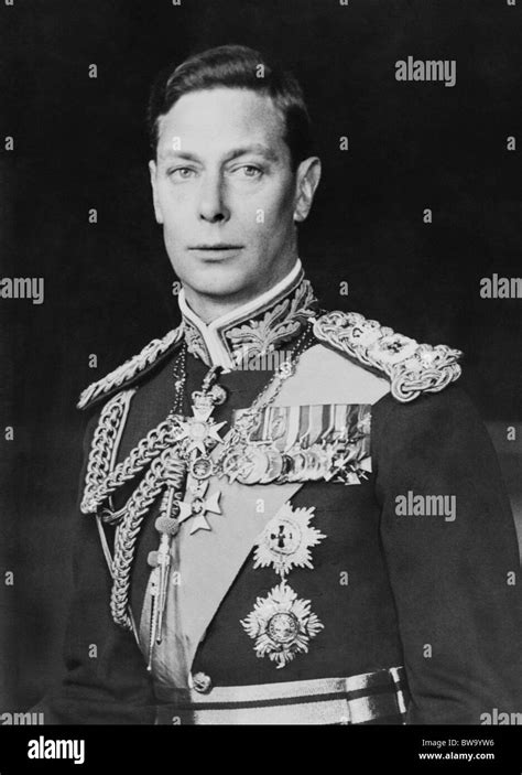 Portrait Photo C1940s Of George Vi 1895 1952 King Of The United