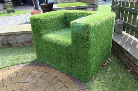 Artificial Grass Chair Artificial Grass Furniture Polished